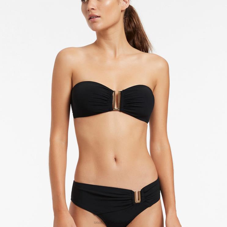 Jetset u trim mid broek Seafolly vrouwen badkleding Z6Z86F323 diep marine